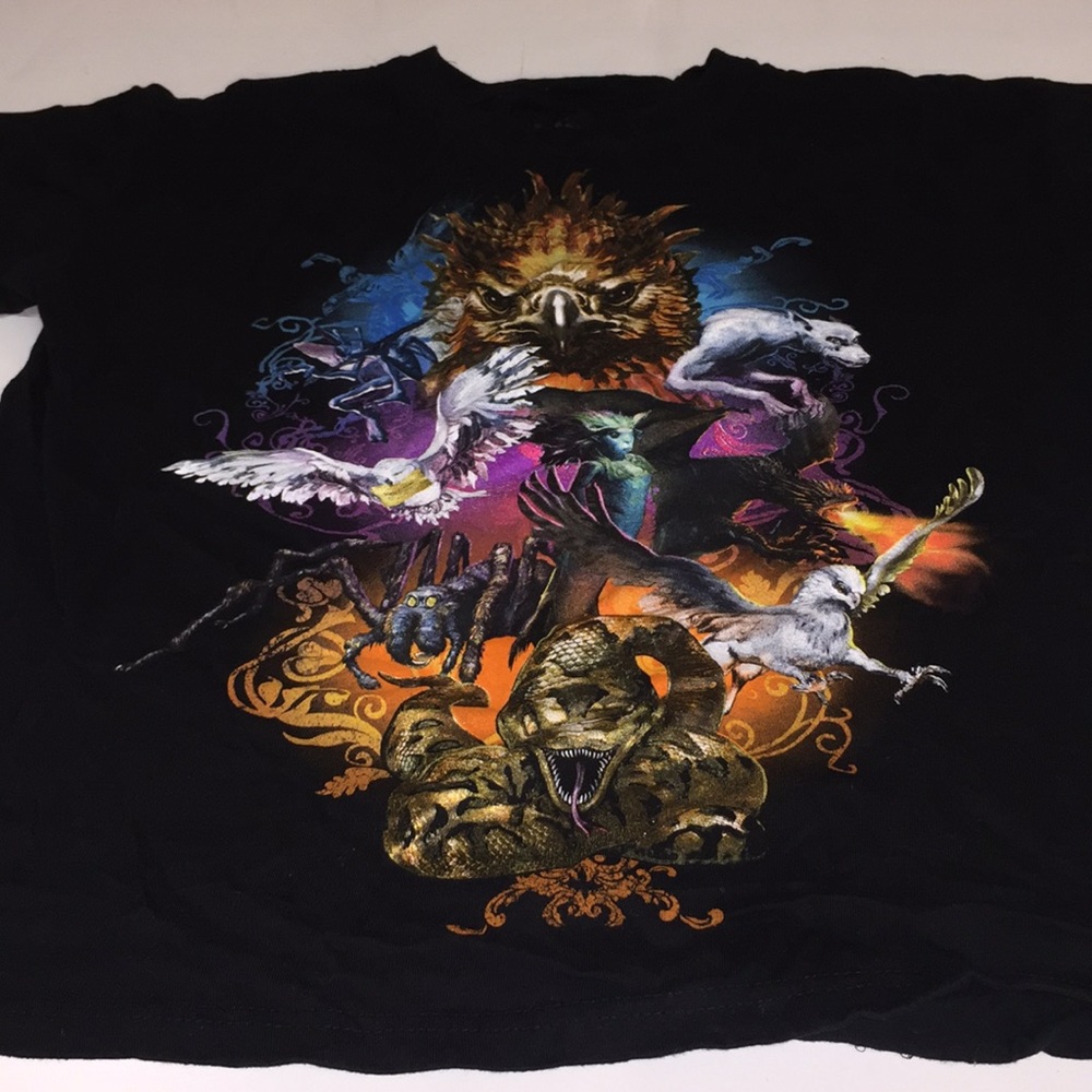 men’s harry potter t-shirt size medium black